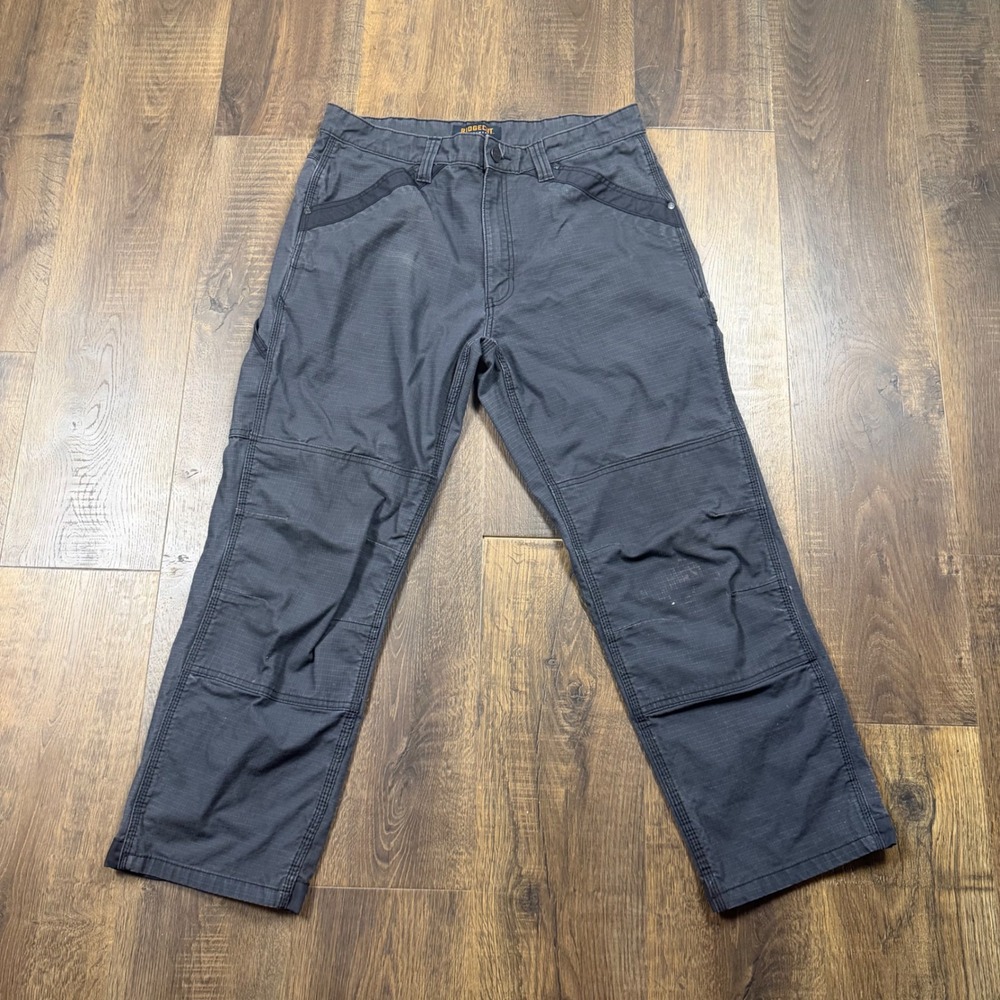 Ridgecut Toughwear Mens Ripstop Work Pants - Tagged 36x30, Measures 34x28 - Grey
